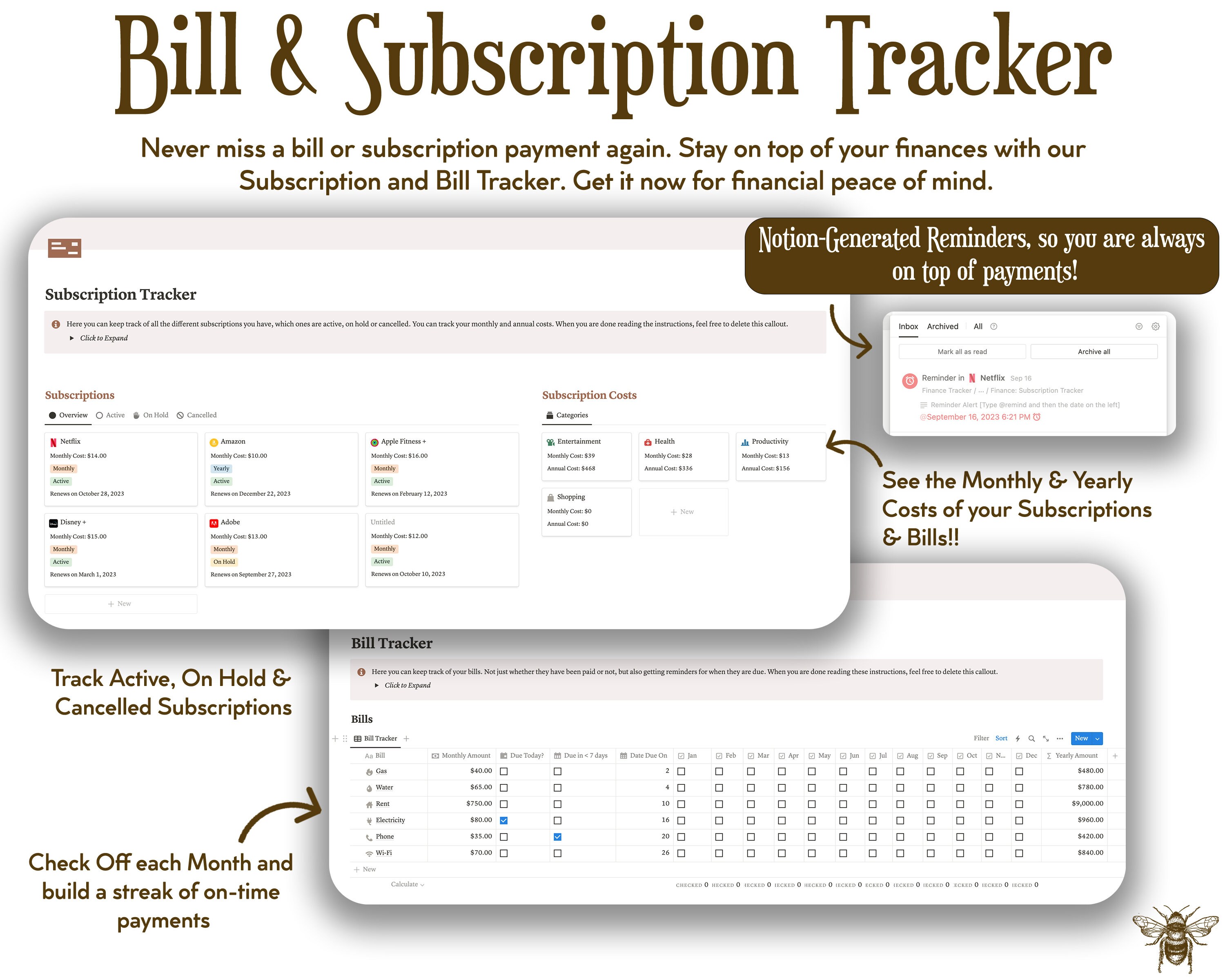 Notion Template Personal Finance Tracker Budget Tracker Income Expense ...