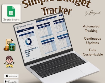 Budget Planner Google Sheets Monthly Budget Spreadsheet Paycheck Budget Tracker Google Sheets Weekly Budget Template BiWeekly Budget Debt