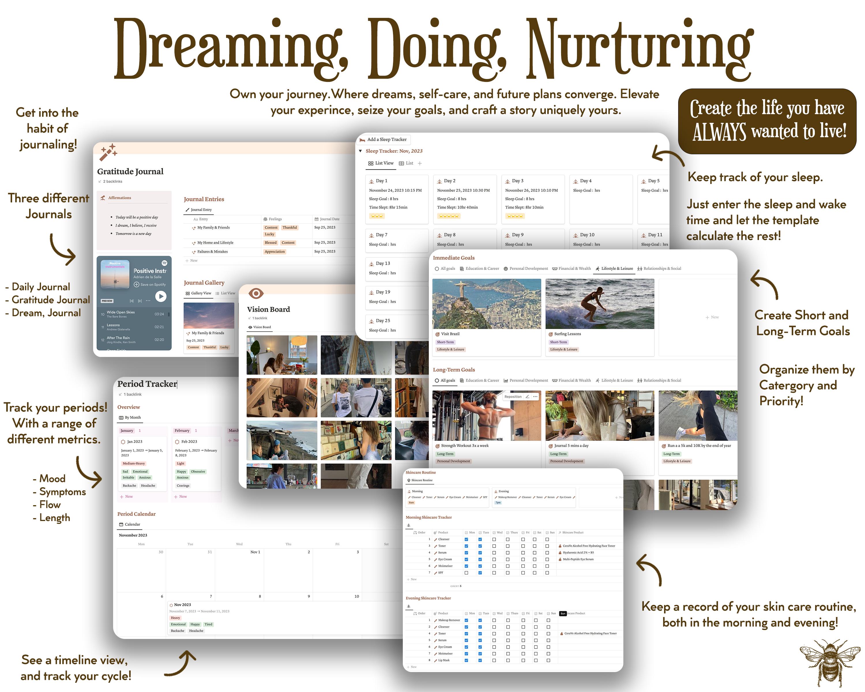 Notion Template Life Planner All in One Notion Template Notion ...