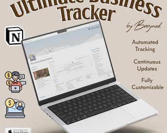 Notion Template Business Planner CRM Notion Business Dashboard Notion Content Ecommerce Notion Freelance Small Business Notion Work Planner