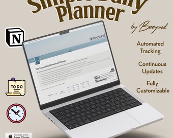 Notion Template Life Planner, ADHD Planner, Daily Planner, Digital Planner, Aesthetic Notion Organizer, All in One Planner