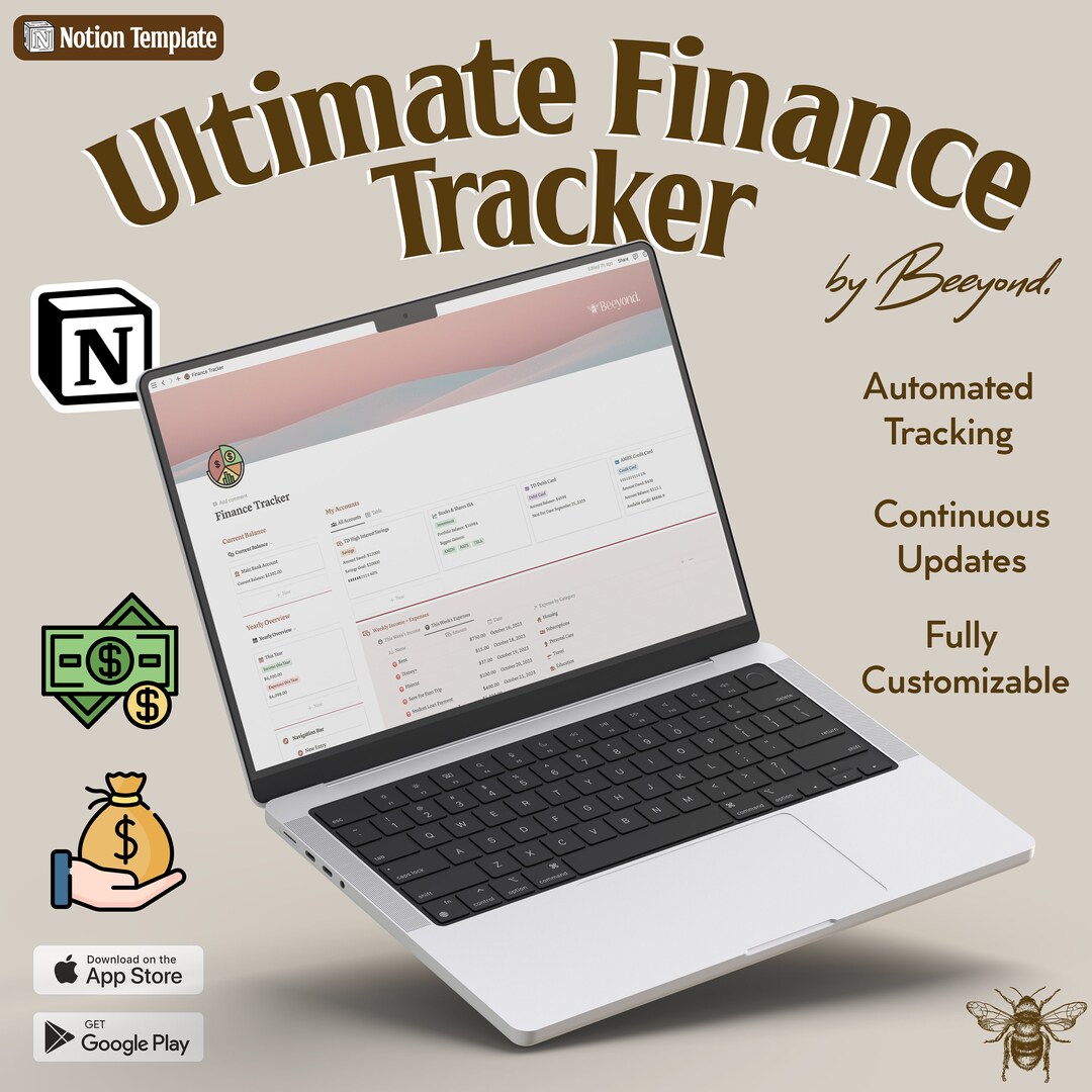 Notion Template Personal Finance Tracker Budget Tracker Income Expense ...
