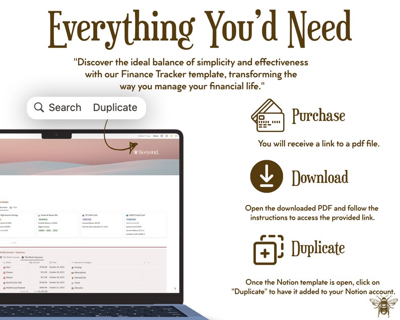 Notion Template Personal Finance Tracker Budget Tracker Income Expense ...