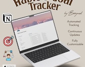 Habit Tracker Notion Template Habit Tracker, Notion Habit Tracker Notion Dashboard Notion Planner, Atomic Habits, Goal Tracker