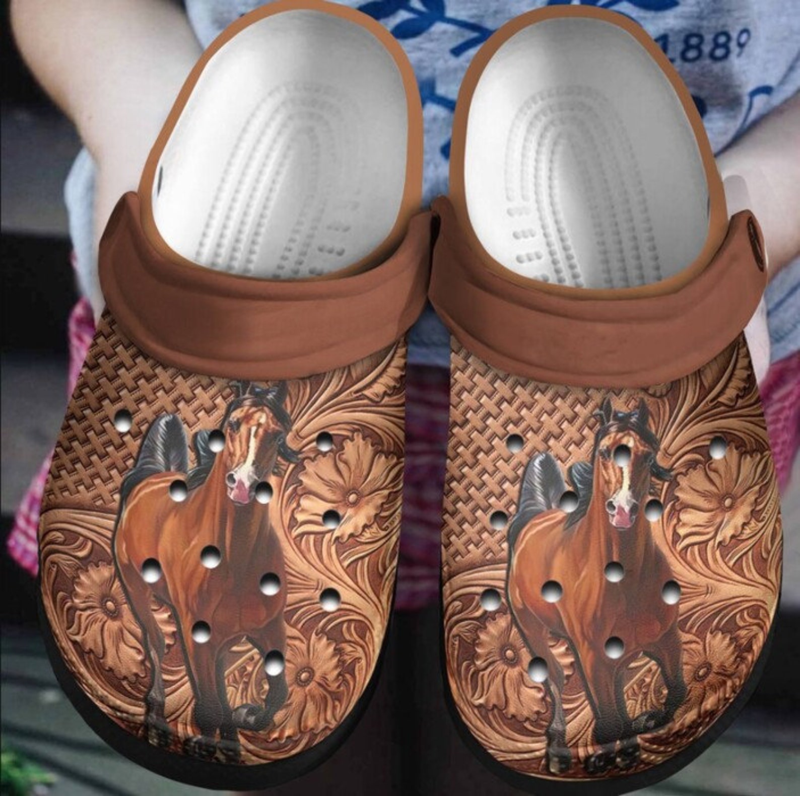 Horse Collection Crocs Crocband Clog Clog Comfortable for Etsy