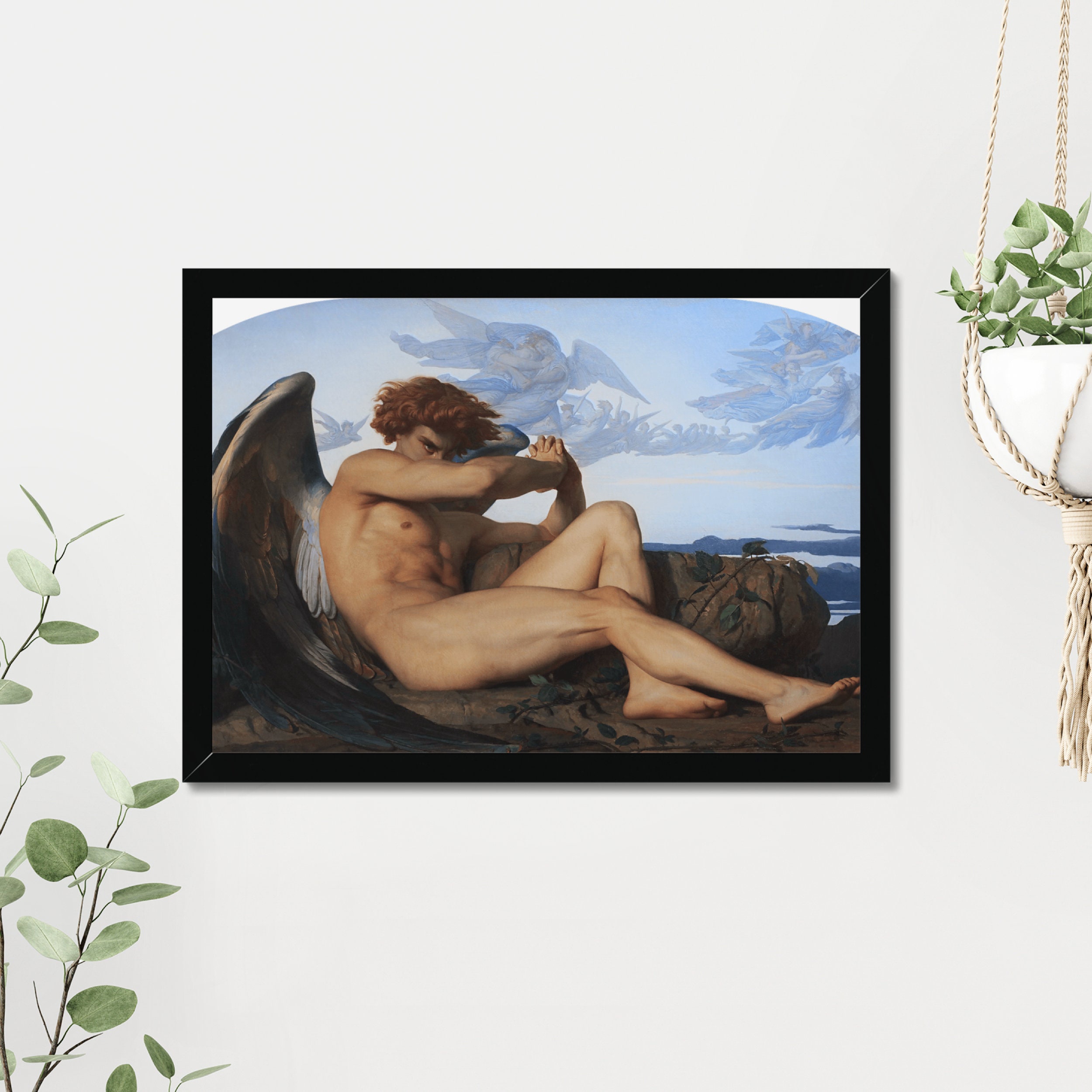 Fallen Angel, Alexandre Cabanel Fine Art Print A3 A4 A5 Classical Artist  Home Decor Ideas 260gsm Premium Paper, Wall Hangings & Posters -  Canada