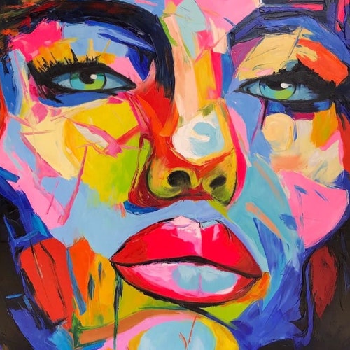 39 X 39 Extra Large Wall Decor Contemporary Abstract Etsy