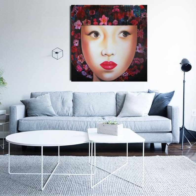 39 X 39 Extra Large Wall Decor Contemporary Abstract Etsy UK