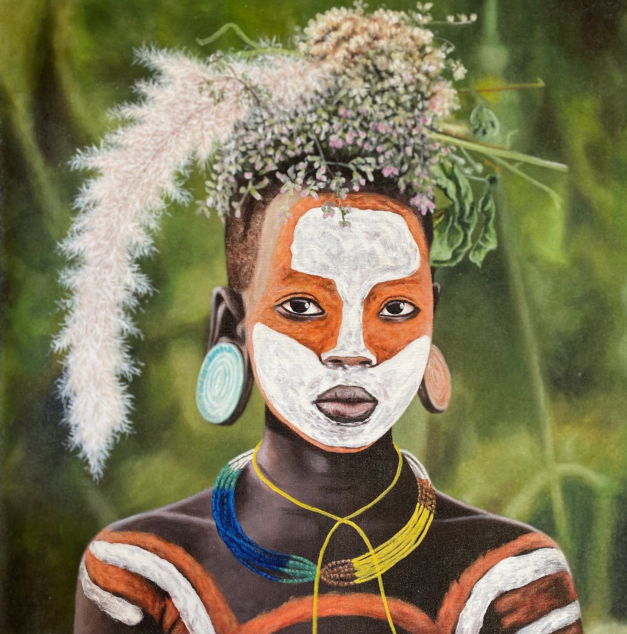 African Tribal Body Paint