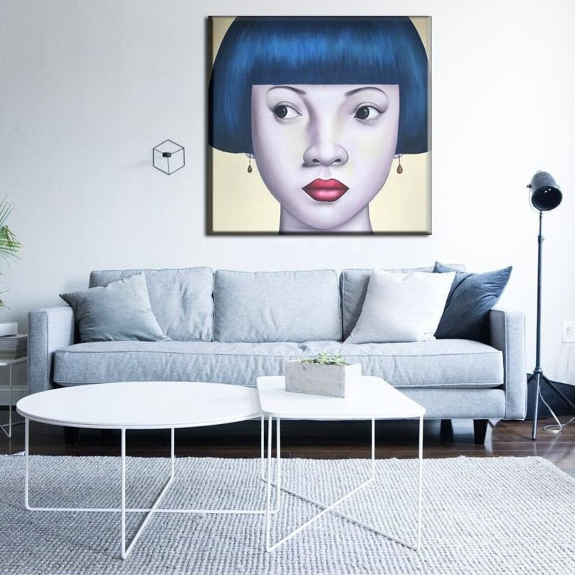 39 X 39 Extra Large Wall Decor Contemporary Abstract Etsy UK