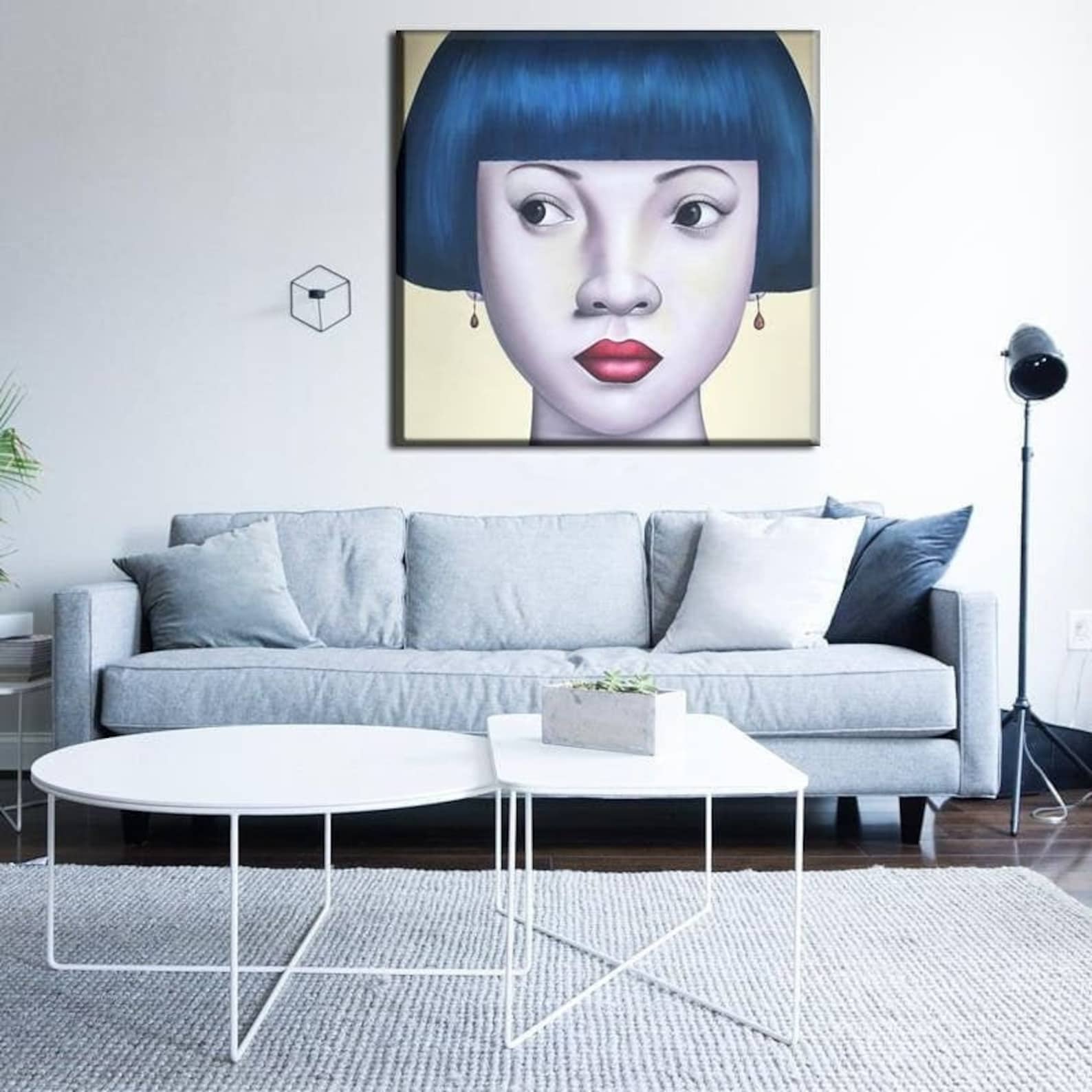 39 X 39 Extra Large Wall Decor Contemporary Abstract Etsy UK