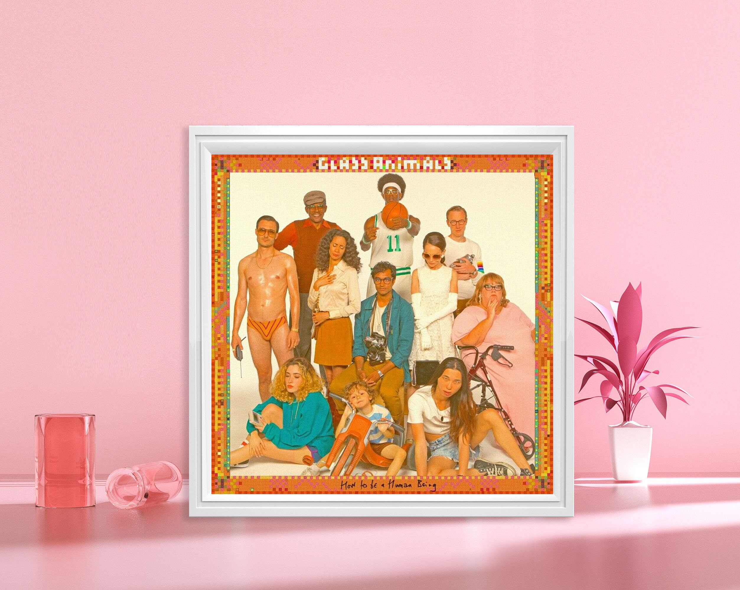 Glass Animals How To Be A Human Being Album Cover Poster Silk Etsy