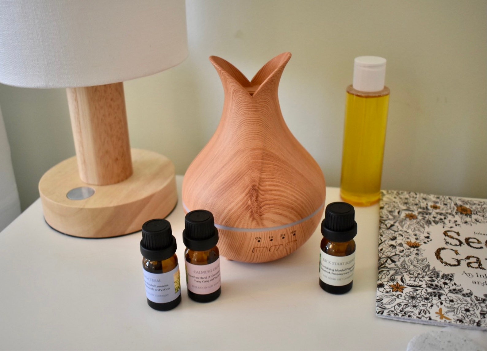 Aromatherapy diffuser gift box essential oil blends shower