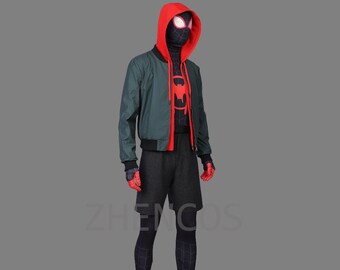 Spider-man Into the Spider-verse Cosplay Costume Spiderman - Etsy