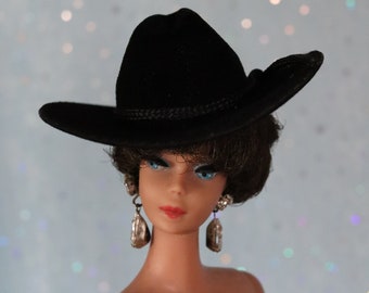 Doll STYLE COWBOY HAT for 4" - 11.5 - 12" Puki Barbie Fashion Royal
