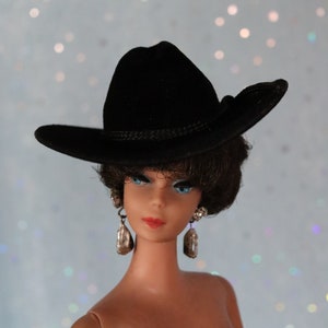 Doll STYLE COWBOY HAT for 4&quot; - 11.5 - 12&quot; Puki Barbie Fashion Royal