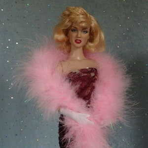 Feather BOA for Doll - 16&quot; Tonner Sybarite Gene BJD Deja Vu Ficon Kish Doll