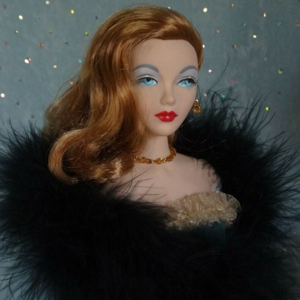 Feather BOA for Doll - 16" Tonner Deja Vu Gene Sybarite Kish BJD Ficon Doll