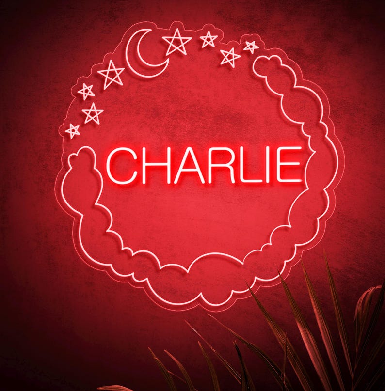 Custom Name Neon Sign Birthday Party Gift Kid Toy Home Wall Decor Led