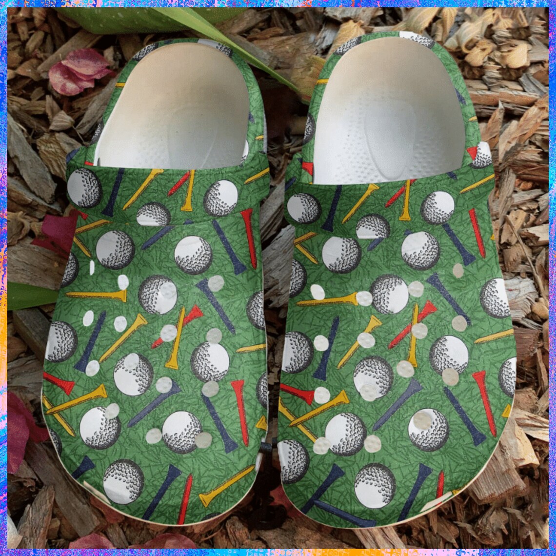 Golf Partee Time Crocs Clog Comfortable For Mens And Womens Etsy