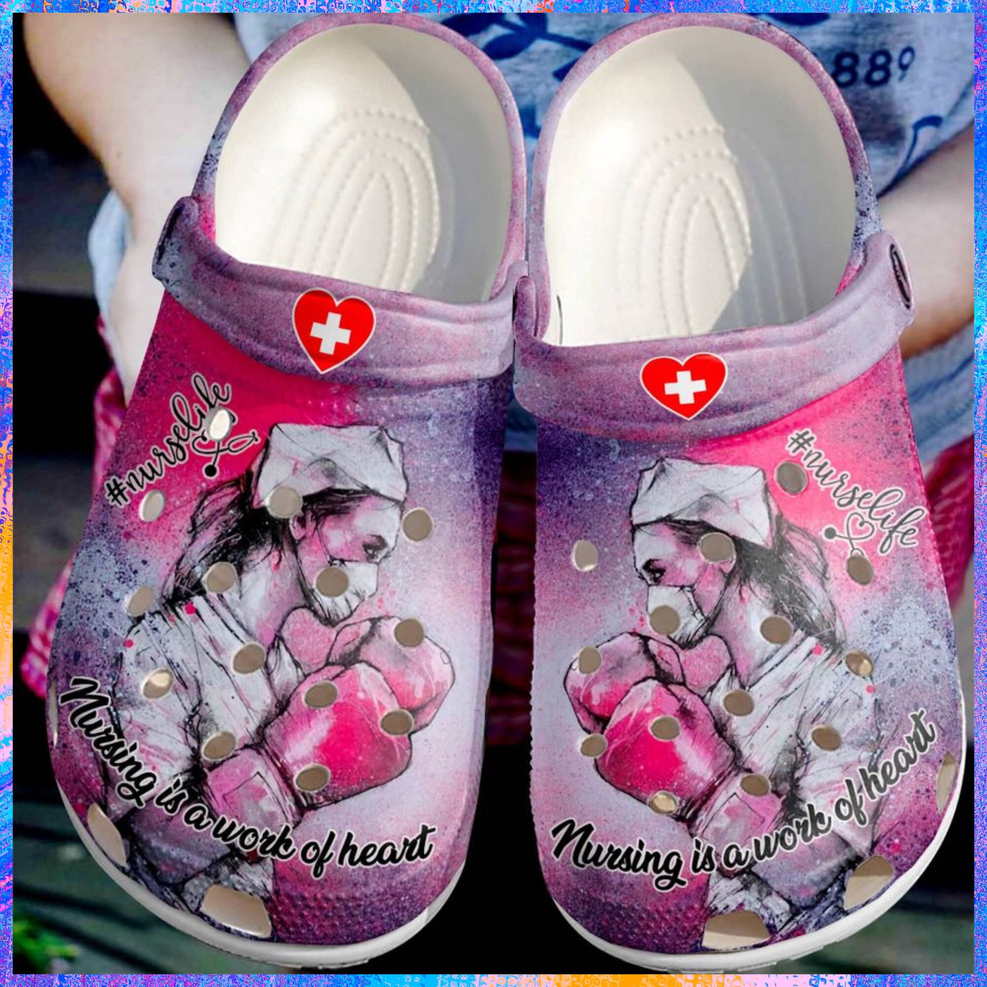 Personalized Strong Nurse Crocs Clog Comfortable For Mens Etsy