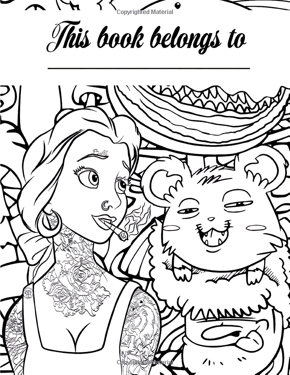 Princess Stoner Coloring Book: Creative Coloring Books for - Etsy