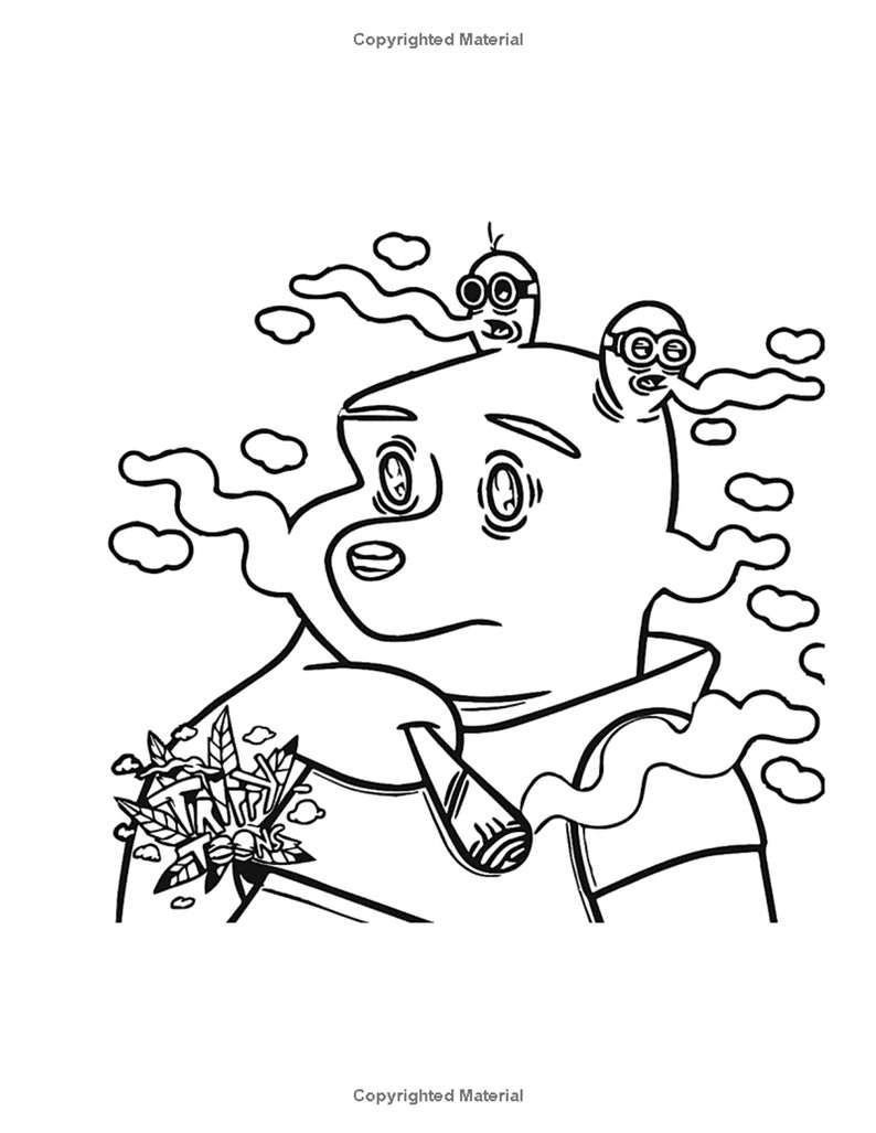 90s Cartoon Stoner Coloring Book for Adults 90s Cartoon Etsy Canada