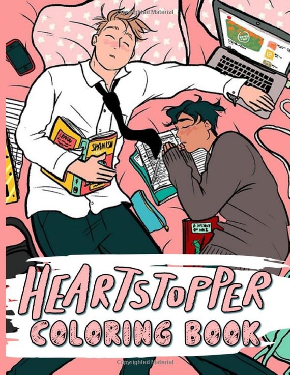 Heartstopper Coloring Book A Unique Wonderful Anxiety | Etsy UK