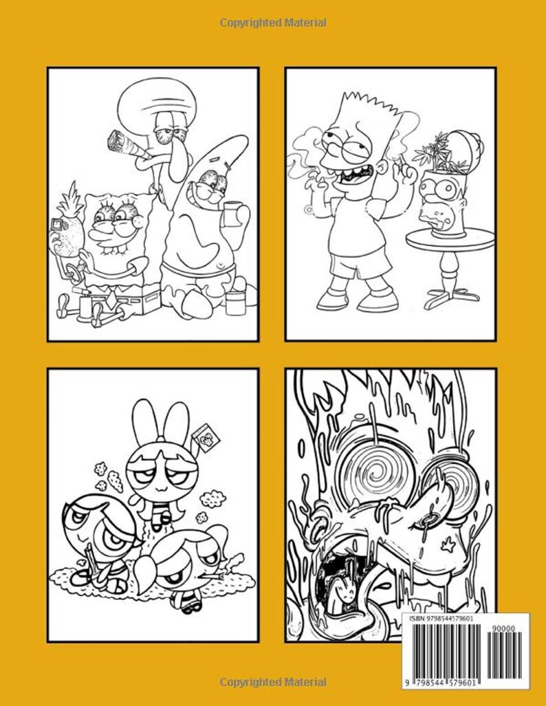 90s cartoon stoner coloring book an amazing 90s cartoon stoner etsy finland