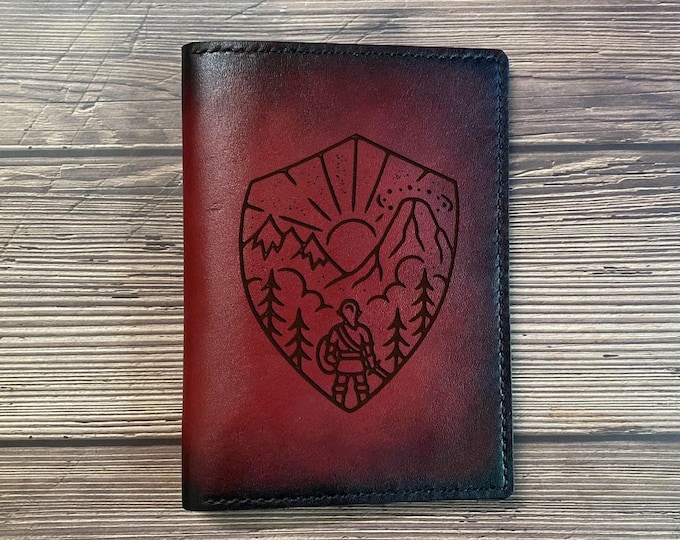 Legend of Zelda Leather Passport Wallet: Custom Engraved Gift