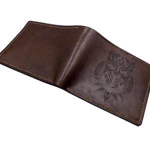 Black Panther leather men wallet, superheroes  gift ideas for boy, Avenger heroes birthday present, wallet for friends, cool wallet for dad