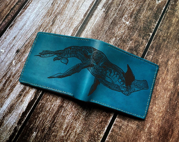 Tulkun Pandora Engraved Leather Wallet - Avatar Gift