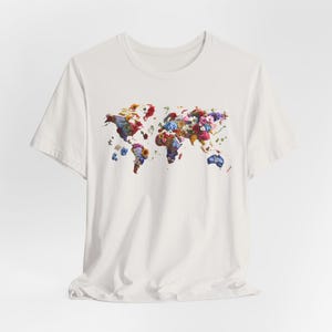 Weltkarte Unisex Jersey Tee