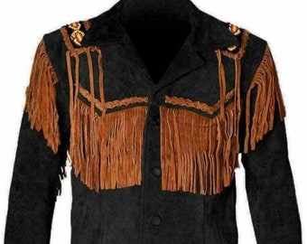 Men's Traditional Handmade Western Cowboy Leather Jacket - Etsy