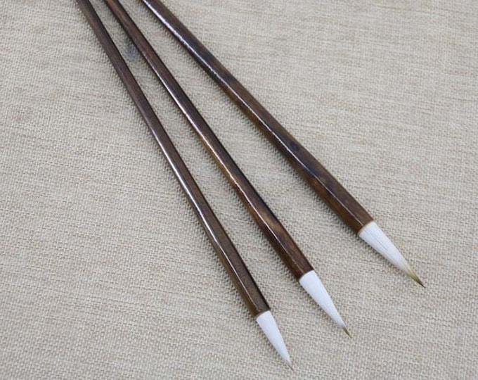 Chinese Calligraphy Brush - Japanese Calligraphy -Premium Paint Brush Paintbrush - Writing Brush - Wolf Hair Mandarin Traditional Brush