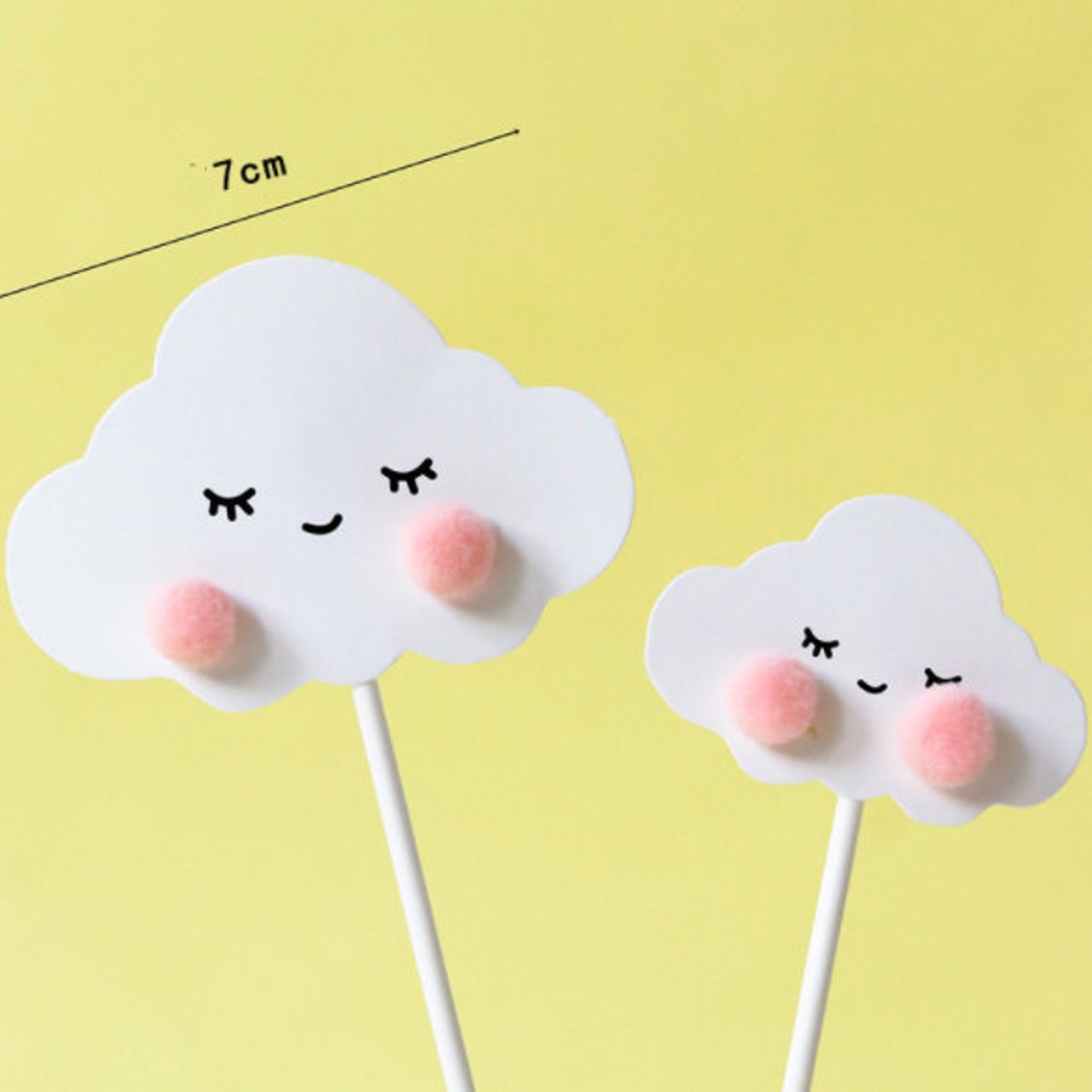 Cloud Cake Topper Cloud Cake Decorations Moon Cake Topper Etsy