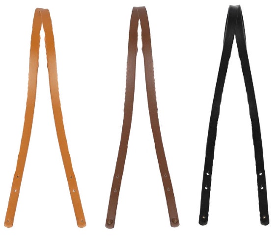 Poignées Sac Cuir 60 Cm - 8 Sangles + 64 Rivets - 4 Couleurs Pour Sacs DIY