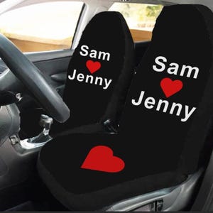 Custom Car Seat Cover, Car Seat Cover, Personalized Seat Cover, Create Your Own Car Seat Cover Your Photo Picture Image Design Birthday Gift image 1