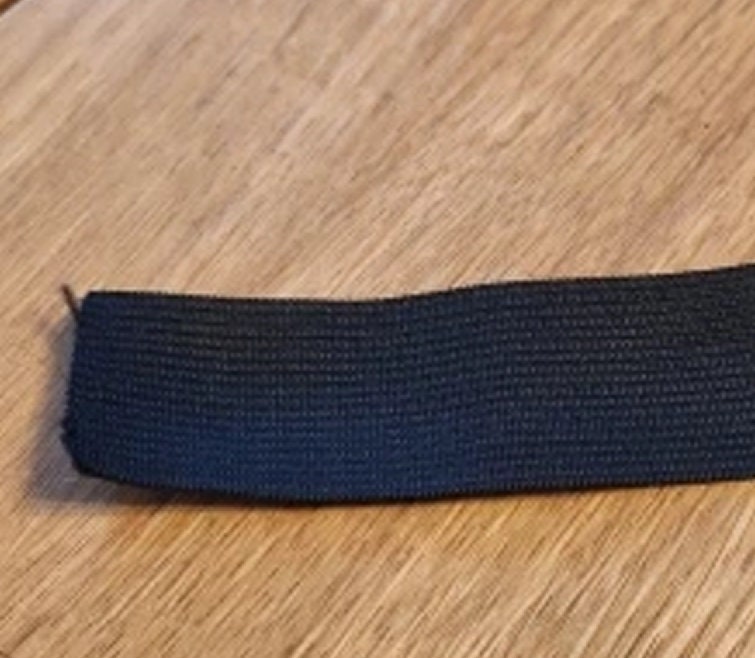 Nastro Intrecciato 5/10M 20mm Nero Bianco Asola Maglia Fasce