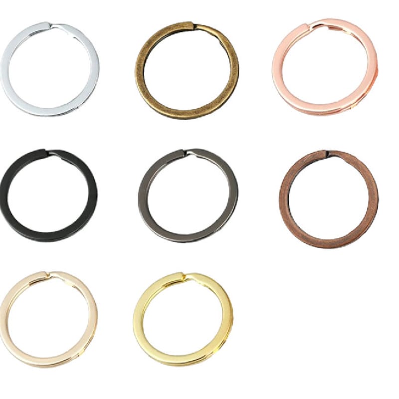 15mm Metal Split Rings - Etsy