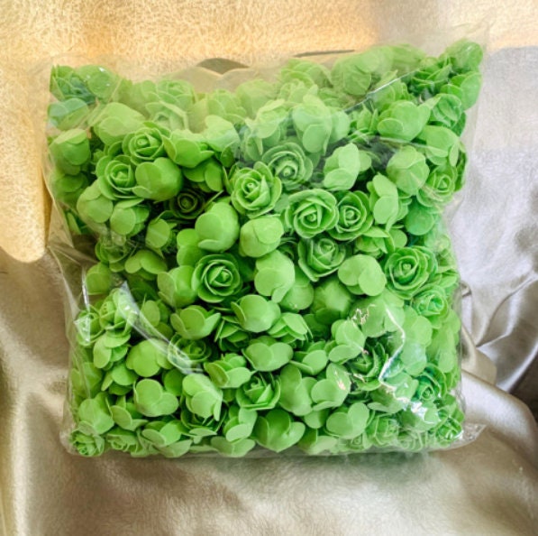 Foam Mini Roses Flower for Crafts Decoration Hair Tiaras Etsy