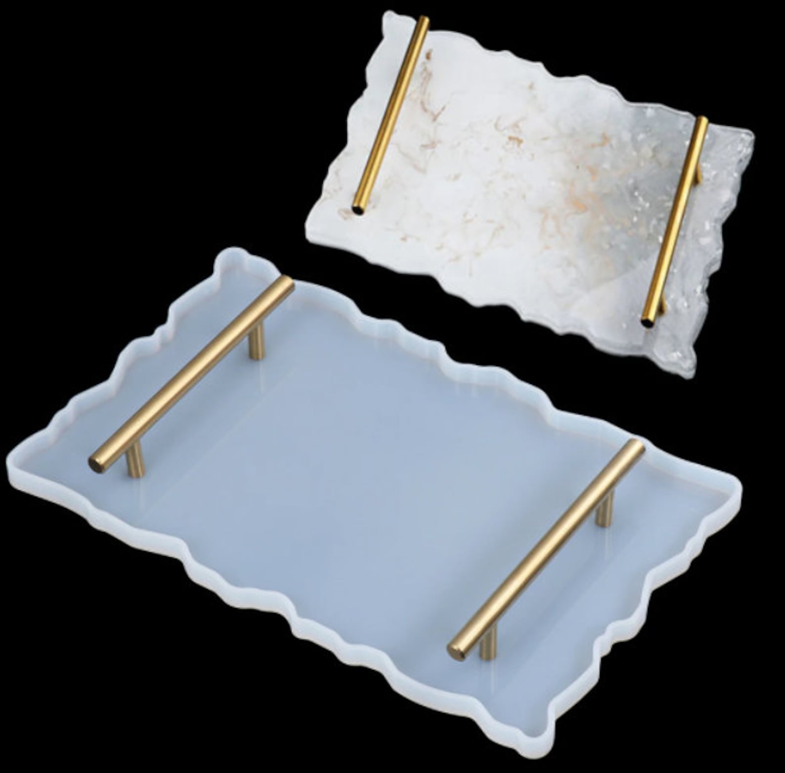 Silicone Tray Mold Resin Molds Rectangle Fruit Tray Mold Etsy