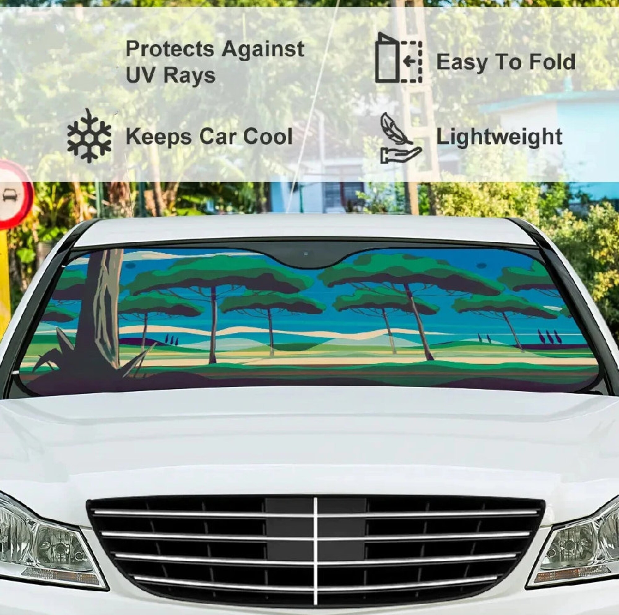 Personalized Windshield Cover Sunshade
