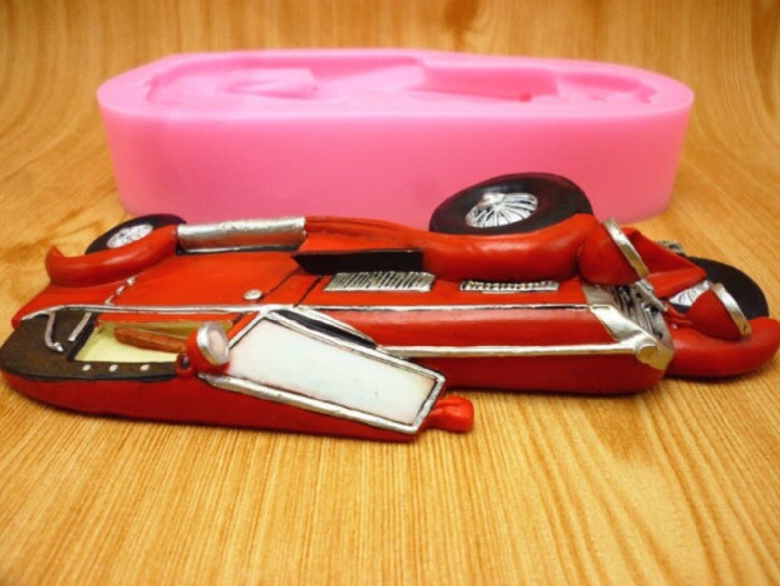 Car Cake Mold Vintage Wagon Retro Old Car Flexible Silicone Etsy