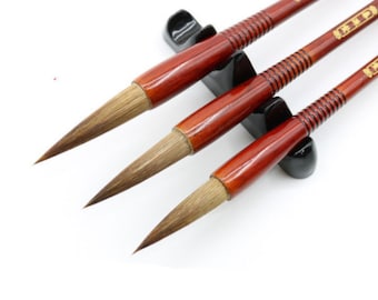 Premium Chinese Calligraphy Brush - Japanese Calligraphy Set - Paint Brush Paintbrush - Writing Brush - Wolf Hair Mandarin Traditional Brush