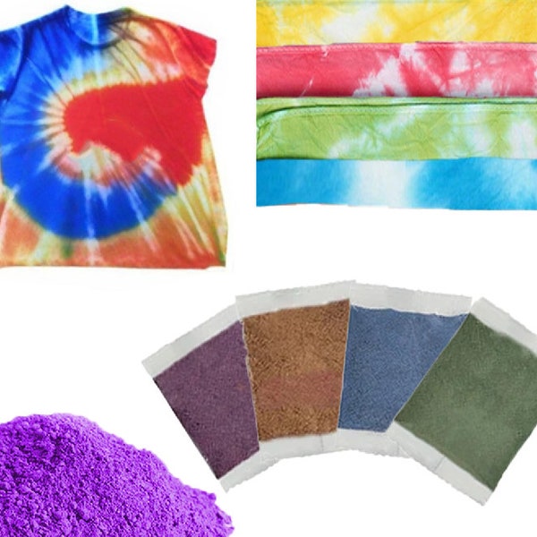 Tie Dye, Fiber Reactive Dyes, Fibre Dyes, Dye Powder, Craft Supplies