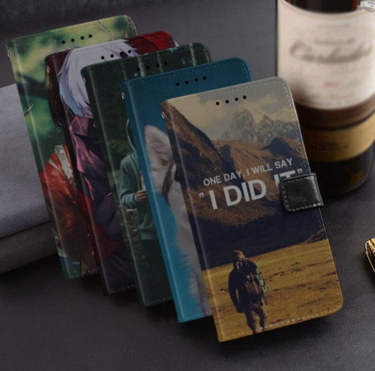 Custom Wallet Phone Case Personalized Wallet Phone Case Etsy