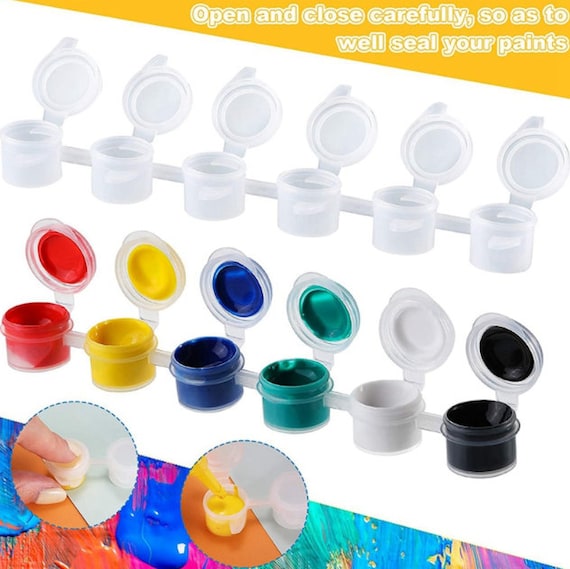 Wholesale Plastic Empty Paint Cups with Lids 