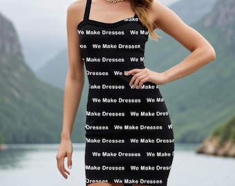 Personalized Dress - Custom Photo Picture Tropical Vacation Beach Dress - Design Your Own Custom Face Dress - Gift for Her Wife Girlfriend