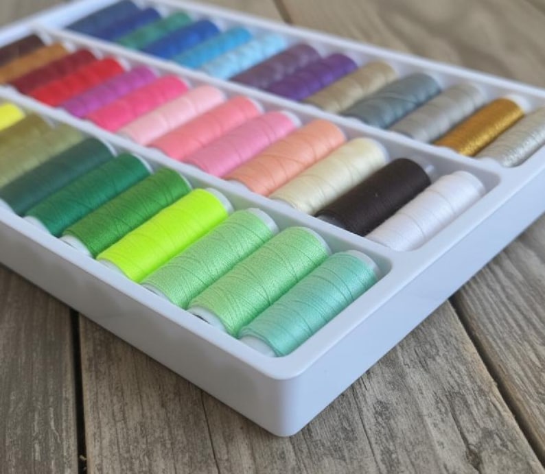 Sewing Machine Thread Set - 39 Pieces Thread Assortment - Fils Machine à Coudre - Nähgarn Sortiment - Embroidery Thread Kit - Multi Colors image 6
